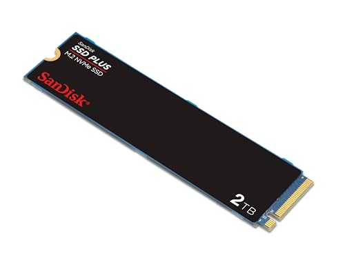 Image of SanDisk 2TB SSD Plus M.2 NVMe SSD - PCIE Gen 3.0, Up to 3,200 MB /s - Internal Solid State Drive - SDSSDA3N-2T00-G26