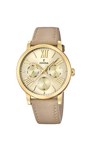 Preisvergleich Produktbild Festina Damen Chronograph Quarz Uhr mit Leder Armband F20416 / 1