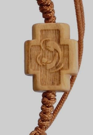 Olive Wood Adjustable 8mm Rosary Bracelet3
