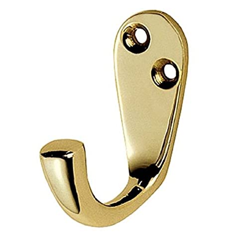 Bulk Hardware BH01321 Patère simple Laiton massif