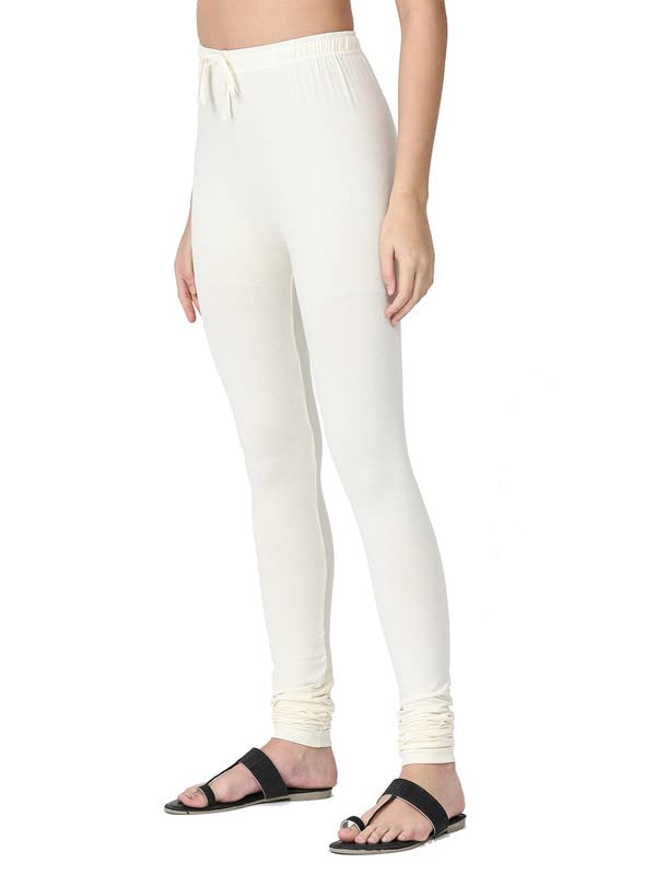 Image of Robinbosky Cotton Churidhar Leggings for Women - Stylish, Stretchable & Flattering Fit for All-Day Comfort