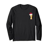 Trigo de levadura de cerveza blanca amante de trigo cerveza Xmas sombrero de Papá Noel para noche de hombres o noche de chicas, travieso, fresco, divertido, divertido e irónico diseño de cerveza. También adecuado para Navidad JGA, despedidas de soltera o soltera y celebración de boda.