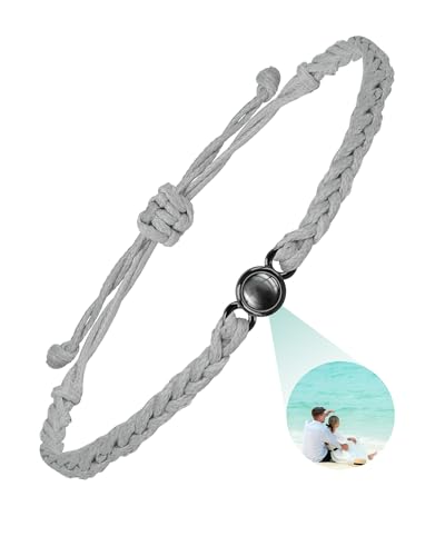 image for SUPHELPU Custom Bracelets with Picture Inside, Personalized Gifts for 