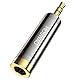 MOSWAG 3.5 auf 6.35 TRS Adapter, 6.35 auf 3,5 mm Stereo Adapter, 3,5 Klinke auf 6,35 Buchse Klinkenadapter Konvertiert für Kopfhörer, Klavier, Gitarre, Verstärker, Laptops, MP3, MP4 (1 Pack)