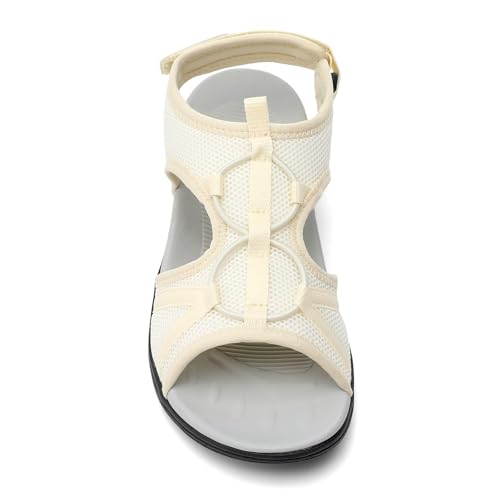 Image of UBFEN Womens Hiking Sandals Comfortable Walking Sandals Summer Sport Breathable Arch Support