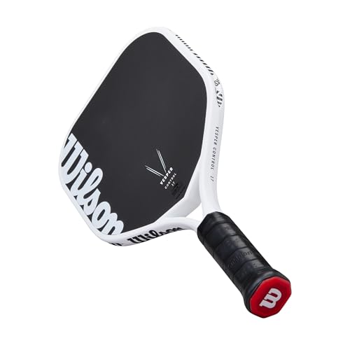 Wilson Vesper Control 17 Pickleball Paddle - Black/White, Grip Size 1-4 1/8" by WILSON - Used condition - Image 5