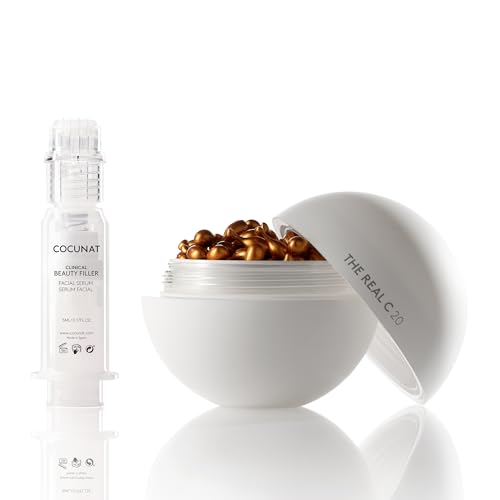 COCUNAT - Clinical Beauty Filler + The Real C - Tratamiento Antiedad Integral - Potente Accion Antiarrugas - Reduce Manchas y Arrugas - Luminosidad y Elasticidad