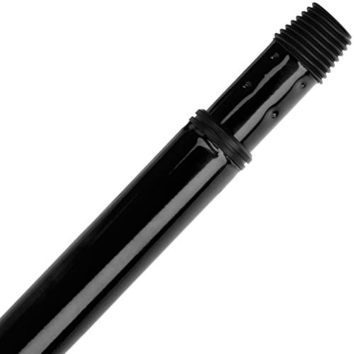 V7 Universal-Kehrbesen, V-Besen mit V-förmigen Borsten, Teleskop-Stiel und Gummilippe zum mühelosen Entfernen, schwarz – Bild 5