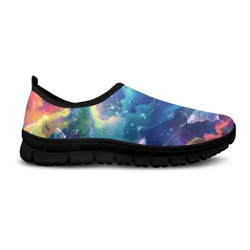 Image of Women's Loafers Slip On Slip Shoe Casual Walking Shoes Non Slip Work Shoes Mesh Athletic Sneakers