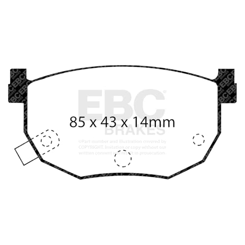 Image of EBC Brakes UD272 Ultimax OEM Replacement Brake Pad