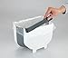 Wenko Fago Cubo de Basura para Puerta Armario Plegable 5 l, Blanco,...