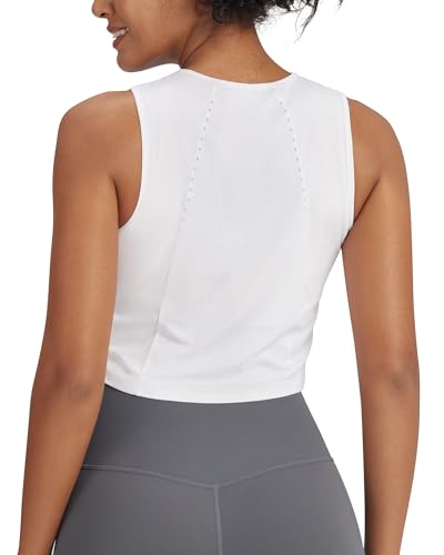 G4Free Lightweight Workout Tank Tops for Women Fast Dry Athletic Gym Crop Top Sleeveless Running Shirts