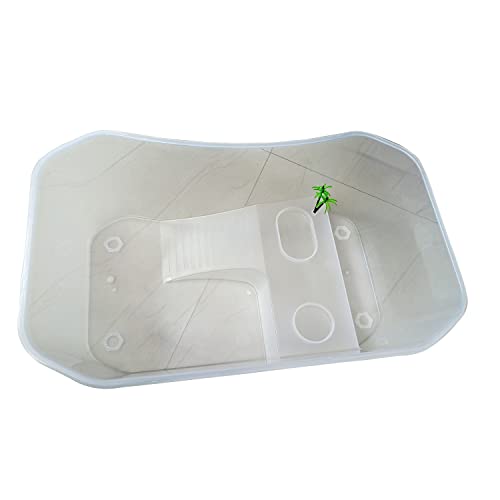 Image of Jainsons Pet Products Turtle Tank Aquarium 2 Feet (D-14) | Basking Platform, Swimming & Hibernation Area | Turtle Habitat Accessories Not Included (Assorted)