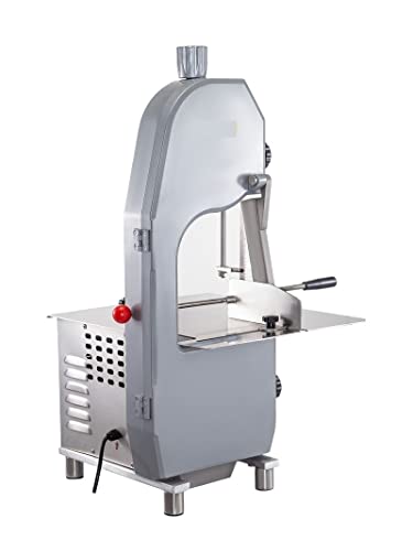 Máquina eléctrica for cortar carne y huesos, cortadora de cocina, picadora de acero inoxidable de grado alimenticio, comercial de supermercado ampliamente utilizada(1500W Bench Saw)