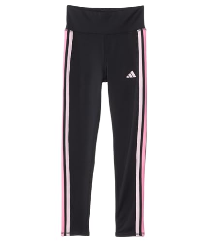 adidas Girls' 3 Color Stripe Leggings (Big Kid)