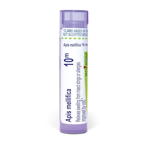 Boiron Apis Mellifica 10M for Swelling from Insect Stings or Allergies - 80 Pellets