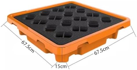 Modular Spill Containment Platform | Plastic Pallet Container | Anti-Leakage Spill Control Storage Solution for Safe Chemical Handling & Environmental Protection