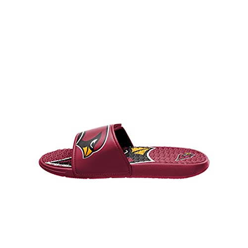 Image of FOCO mens NFL Team Logo Athletic Sport Shower Flip Flop Sandals Gel Slides