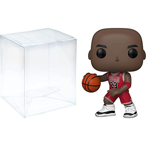 Michael Jorda N: 10In P O P ! Basketball Vinyl Figurine Bundle With 1 Compatible Protector (075-45598 - B)