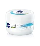 NIVEA Soft Crema Hidratante Multiuso (375 ml), crema ligera y refrescante para todo tipo de piel, crema de manos, cara y cuerpo para uso diario