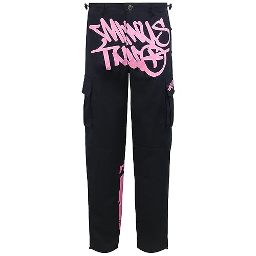 Men's Printed Workwear Pants Gothic Hip-hop Loose Cargo Pants Street wear Y2K Fashionable Large Pocket Jogging Pants