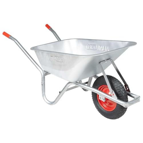 Brouette 90 L 150 kg acier galvanisé et plastique