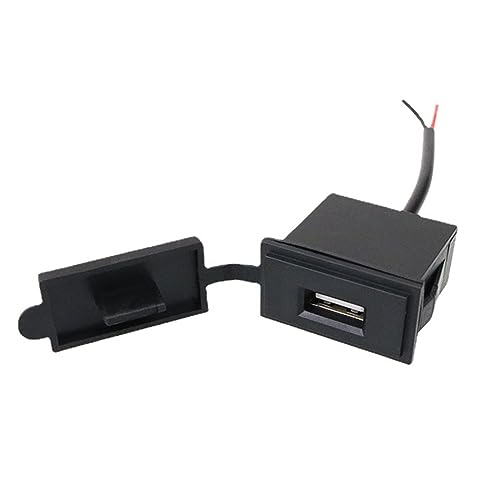12 V/24 V シングル USB 車の充電器ソケット 5 V 2.4A 電源アダプタスイッチ角型防水オートバイトラック ボート