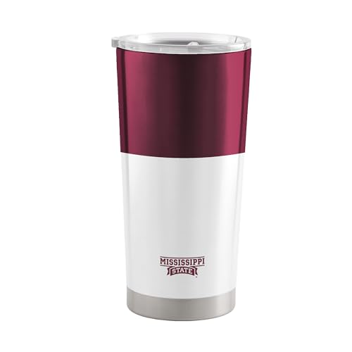 Image of Logo Brands 20 oz Powder Coat Tumbler- Insulated Tumbler with Lid for Water, Iced Tea or Coffee, Smoothie and More