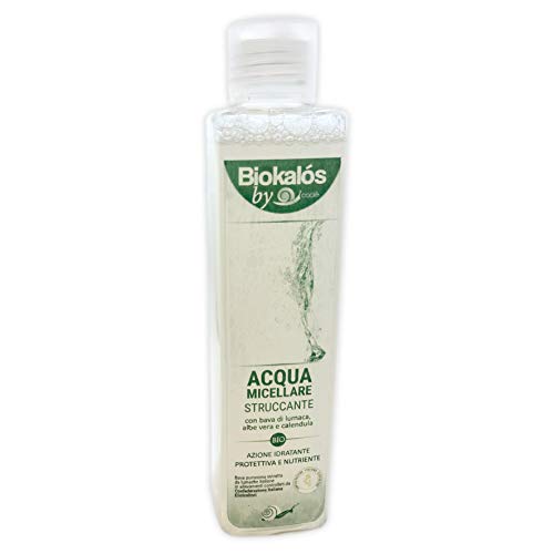 Acqua Micellare con Bava di Lumaca 200ml - Biokalos by Cocle - Struccante e Idratante ad azione potente - da chiocciole provenienti da Filiera Lumache Italiane - Elicicoltura Made in Italy