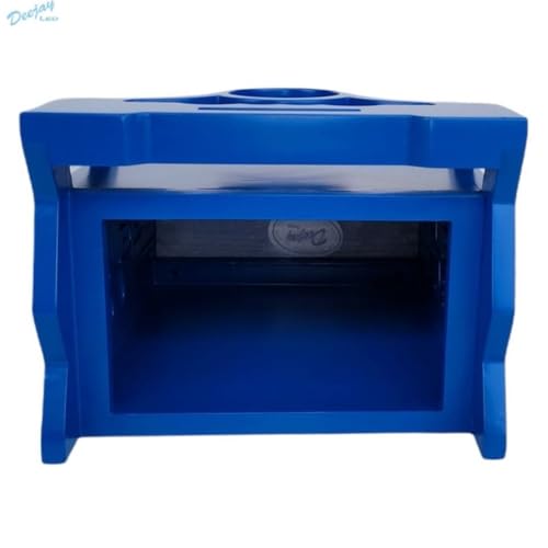 DEEJAY LED TBH1DIN2EQBLUE DEEJAYLED 1 DIN + EQ Blue Wooden CASE