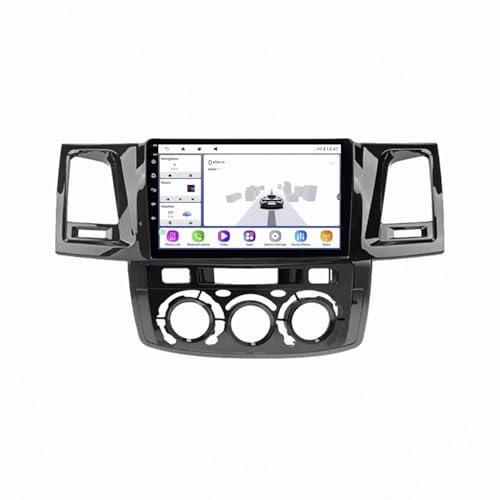 Radio Coche 2 DIN soluciona la falta de GPS y Manos Libres en Toyota Fortuner 2008-2014