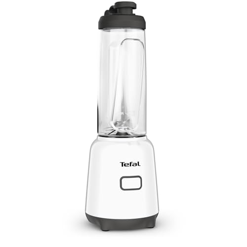 Tefal Mix & Move Mini-Standmixer, inkl. To-Go-Flasche aus Premium Tritan, 300 Watt, platzsparendes...
