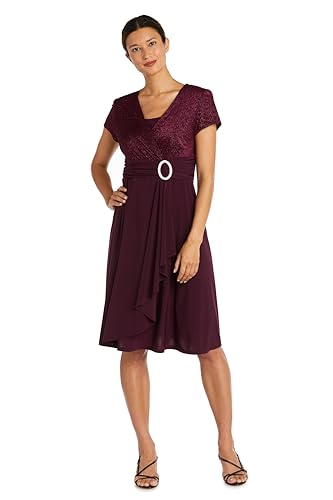 Image of R&M Richards Women's Opulent Flow Evening Dress
