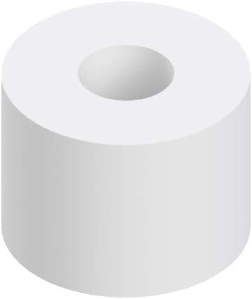 Nylon Spacer 3/8" Thick, 1/2" OD 0.194" ID, 50 Pack for VEX Robotics