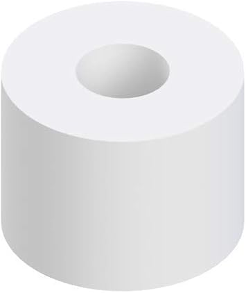 Nylon Spacer 3/8" Thick, 1/2" OD 0.194" ID, 50 Pack for VEX Robotics