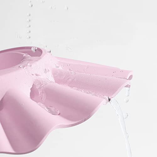 Image of Baby Shower Cap Shampoo Cap Bath Visor Hat Kids Hair Washing Shampoo Shield Adjustable Waterproof Bath Shield Visor for 0-8 Years