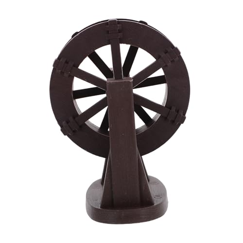 STOBAZA DIY Micro Landscape Water Feature Spout Wheel Miniature Craft for Home Office Decor Mini Water Wheel