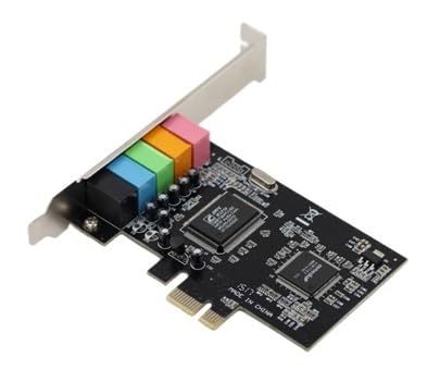 Millennium Technology PCI-E PCI Express 5.1 Channel 3D Audio 6 Channels Digital Sound PCIe Card 5.1 Solid Capacitors