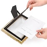 Mejora las ocasiones especiales: este bonito paquete de dos marcos a juego es para conmemorar eventos importantes como bodas o cumpleaños, lo que te permite mostrar elegantes recuerdos preciados.