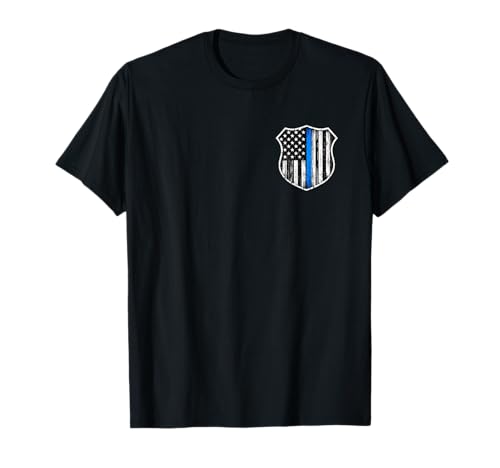 Back the Blue Law Enforcement Support Graphic T-Shirt