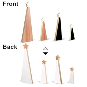 Christmas Wooden Christmas Tree, 4pcs Wooden Christmas Tree Tabletop Ornaments for Christmas Decor, Christmas Decorations for Home Office Farmhouse Centerpieces Original Christmas Wooden Christmas Tree 4pcs Wooden Christmas Tree Tabletop Ornaments for Christmas Decor Christmas Decorations for Home Office Farmhouse Centerpieces Original