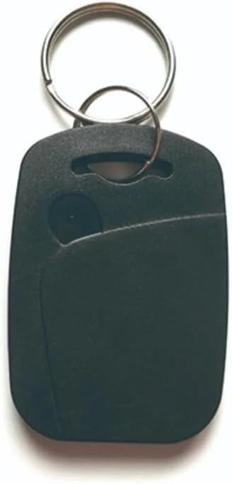 Dual Frequency RFID Key Fob 125Khz EM4100 and 13.56Mhz M1 chip 100 Pack (Black)