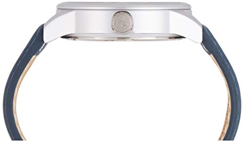 Naviforce Men's White Dial Genuine Leather Analogue Classic Watch - NF9126-SWBE