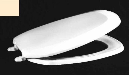 Centoco EMB601-306-A Natural Emblem Plastic Round Toilet Seat