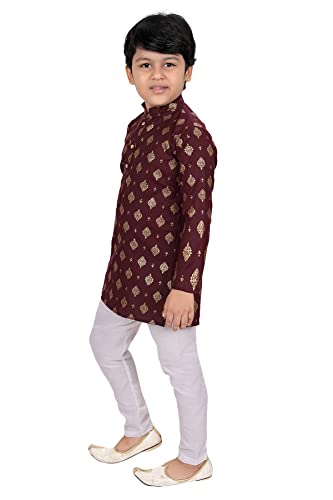 Tathastu Boys Festive Cotton Kurta Pajama Set3