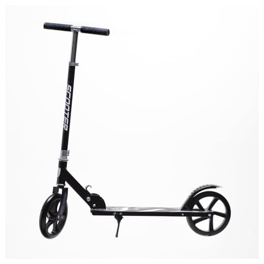 Patinete Adulto Juvenil Scooter 2 Rodas Até 100 Kg Criança Adolescente (Preto)