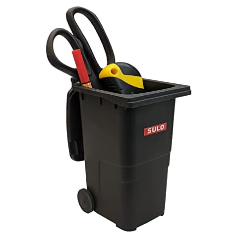 Sulo Mini-Mülltonne original große Ausführung 240 Liter GRAU Miniatur Behälter Aufbewahrung Tischmülleimer Stiftehalter Büro Spielzeug Sammlerstück Cover
