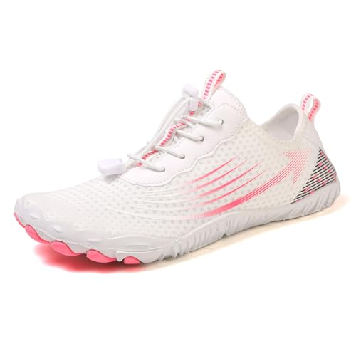 Orthotic Water Shoes with Arch Support for Women Wide Width Walking Barefoot Grounded Footwear for Women Men with Neuropathy Wide Toe Box Sneakers Diabetic Shoes Swim Beach Pool Shoe Unisex4