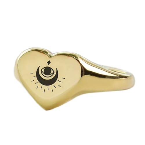 Bague gothique œil en cœur en argent, le bijou vintage pour vos soirées