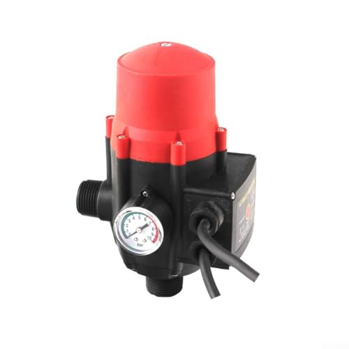 Automatische Pumpe Elektronischer Schalter 1100W 10Bar Manometer für Kreisel- und Gartenpumpen
